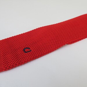 Charles Jourdan silk knit tie, made in Italy