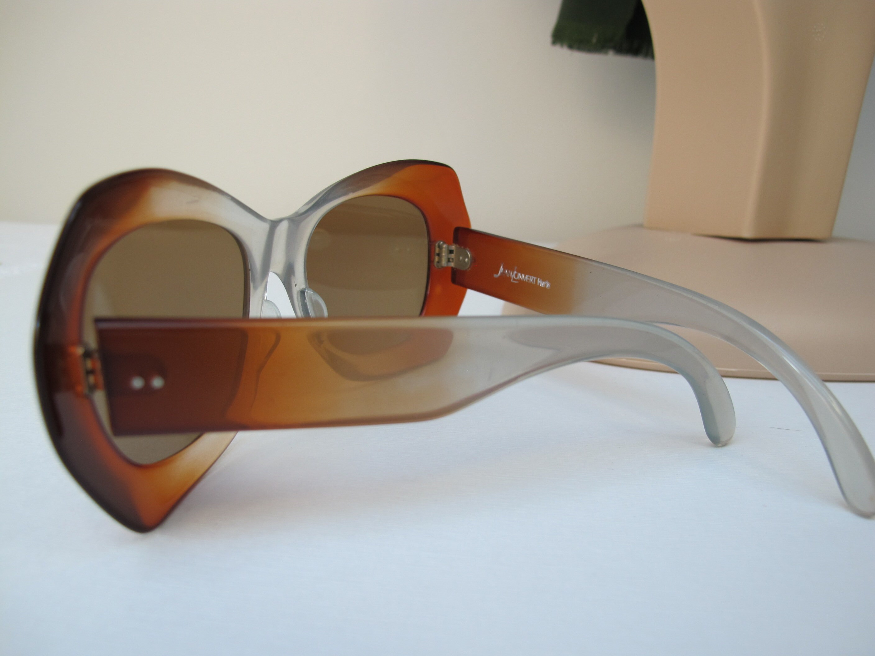 Pair of Vintage Sunglasses Jean Lonvert, Paris - Etsy display picture 1