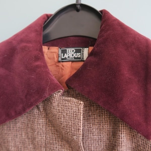 Manteau trench laine et velours Ted LAPIDUS Diffusion