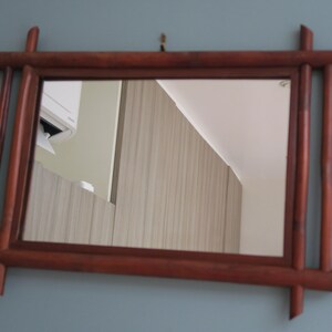 Miroir mural en bambou image 7