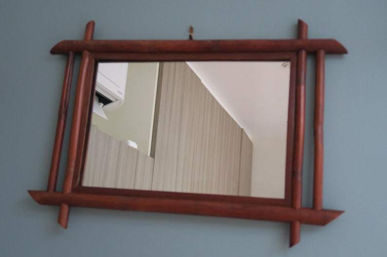 Miroir mural en bambou image 7