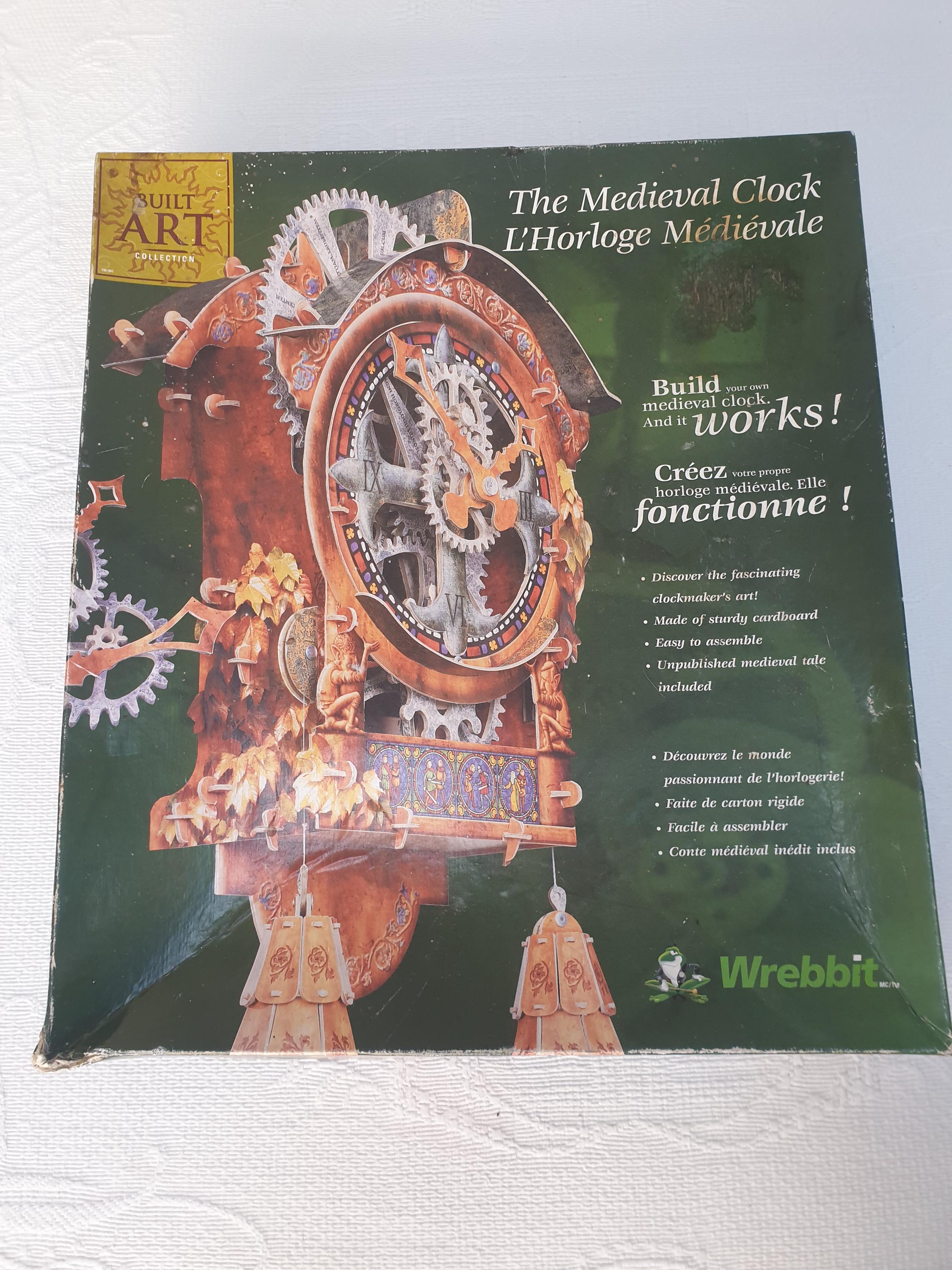 Medieval Clock to Build by Built Art WREBBIT - Etsy