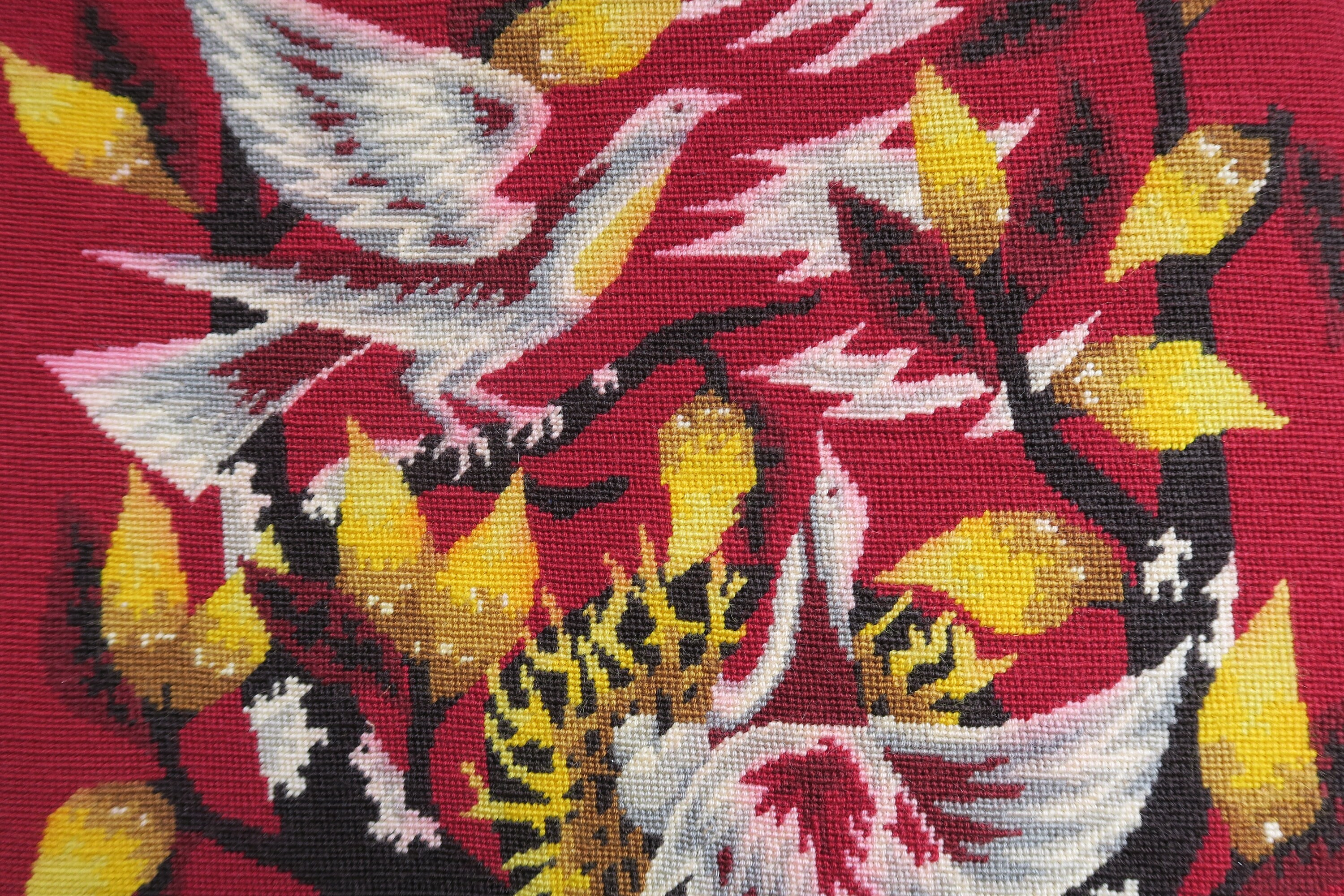 Canevas oiseau rouge gorge - Un grand marché