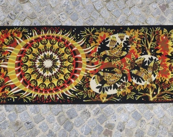 AURORE wool tapestry by Jean-Claude BISSERY