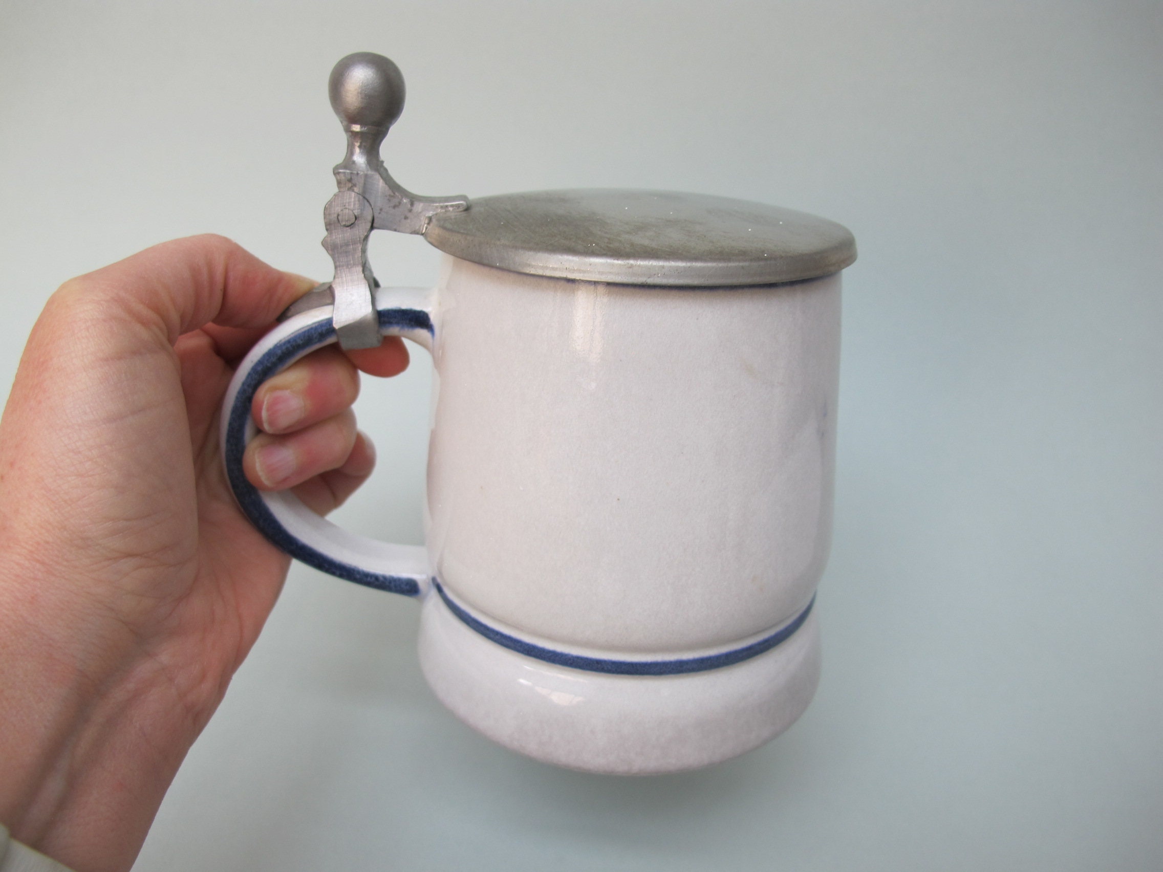Chope à Bière en Grès Épurée, Ceramic Stein