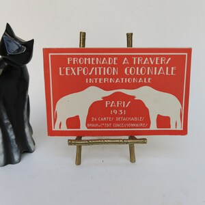 Postcard booklet "Walk through the International Colonial Exhibition"
