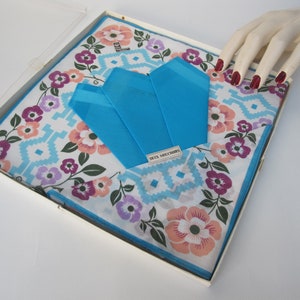 Set of two vintage handkerchiefs, new in their packaging