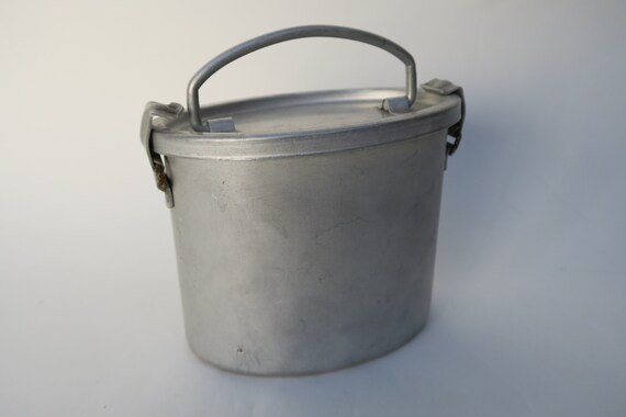 Lunch box, fricot box, bowl, meals, vintage alumi… - image 8