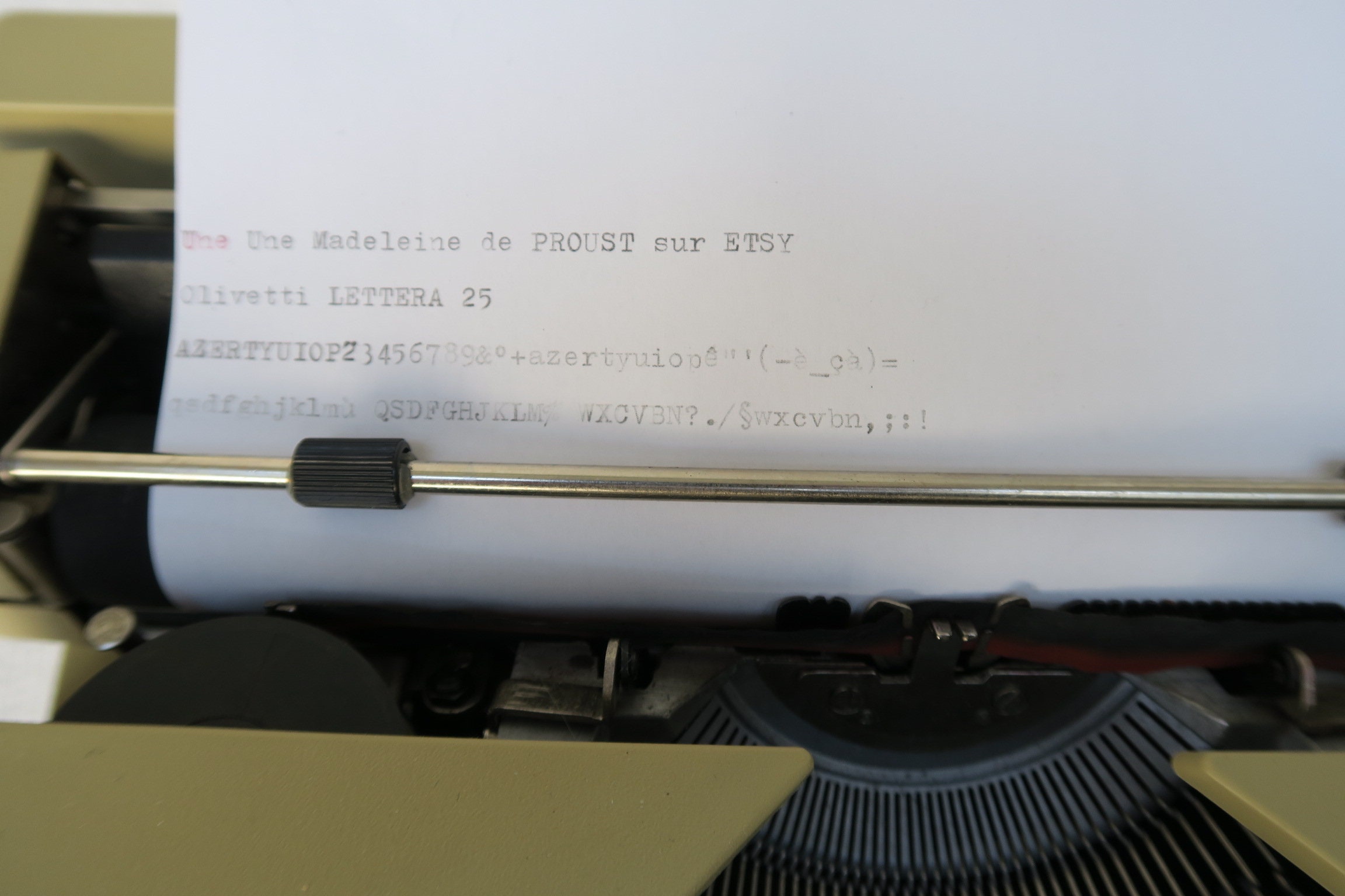 OLIVETTI Lettera 25 タイプライター インクリボン交換済み