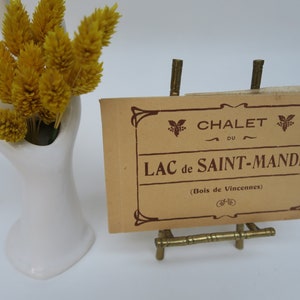 Chalet du lac de Saint-Mandé, Bois de Vincennes, carnet de cartes postales anciennes