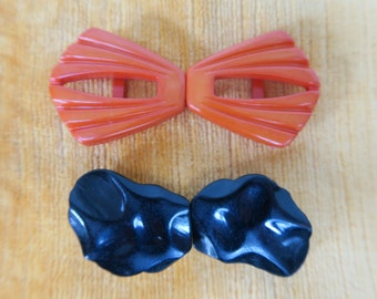 Black resin belt buckle