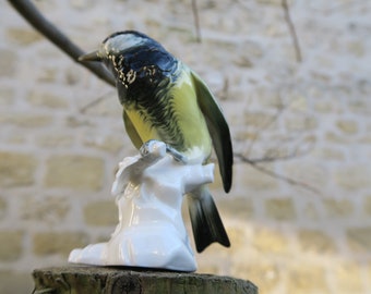 Karl ENS, Porcelain bird figurine, made in Germany