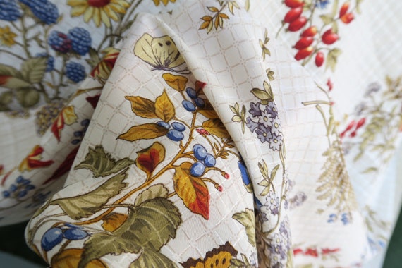 Foulard Ancien Motif Cachemire Rouge - Vintage Paisley