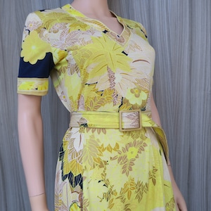 Robe T-shirt Leonard En Maille Jaune - Taille M, Occasion Très Bon état