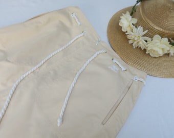 Courrèges skirt in vanilla color, size 0