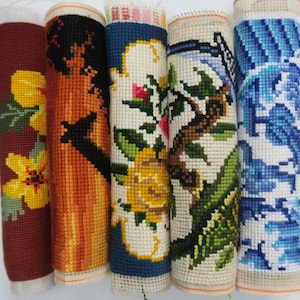 Canevas en laine à gros points vendus à l'unité