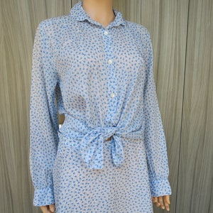 Vintage Schal-Rock-Blusen-Set, Größe M-L