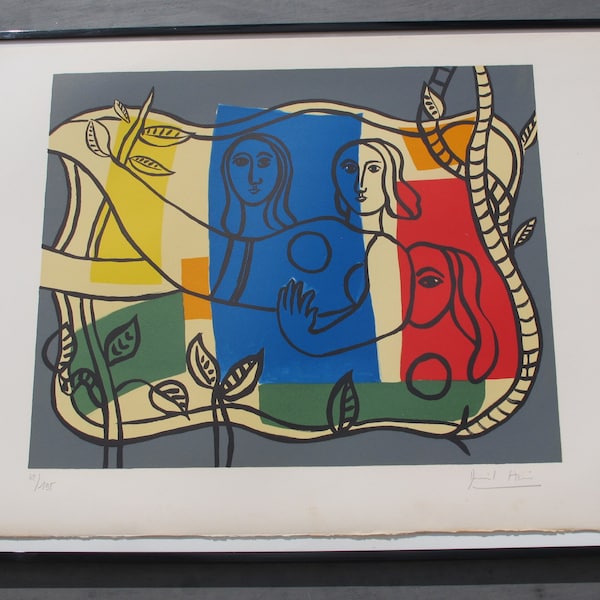 Lithographies de David STEIN "A la manière de LEGER"