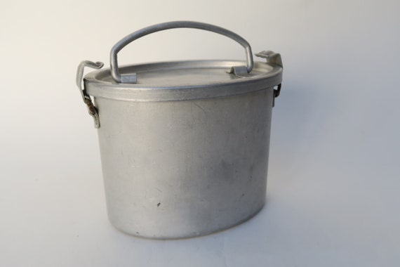 Lunch box, fricot box, bowl, meals, vintage alumi… - image 3