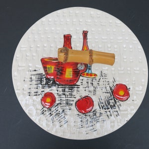 Vintage ceramic cheese board ITALY