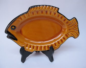 Old fish-shaped bowl, bowl for the table or for the bathroom, 1970s