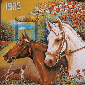 1985 cloth calendar - Etsy 日本
