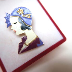Broche Vintage BOURBON LANCY Début 1900 - Bijou Ancien Français - Occasion, Parfaite Pour Collectionneurs