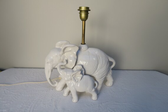 Ceramic elephant lamp deals