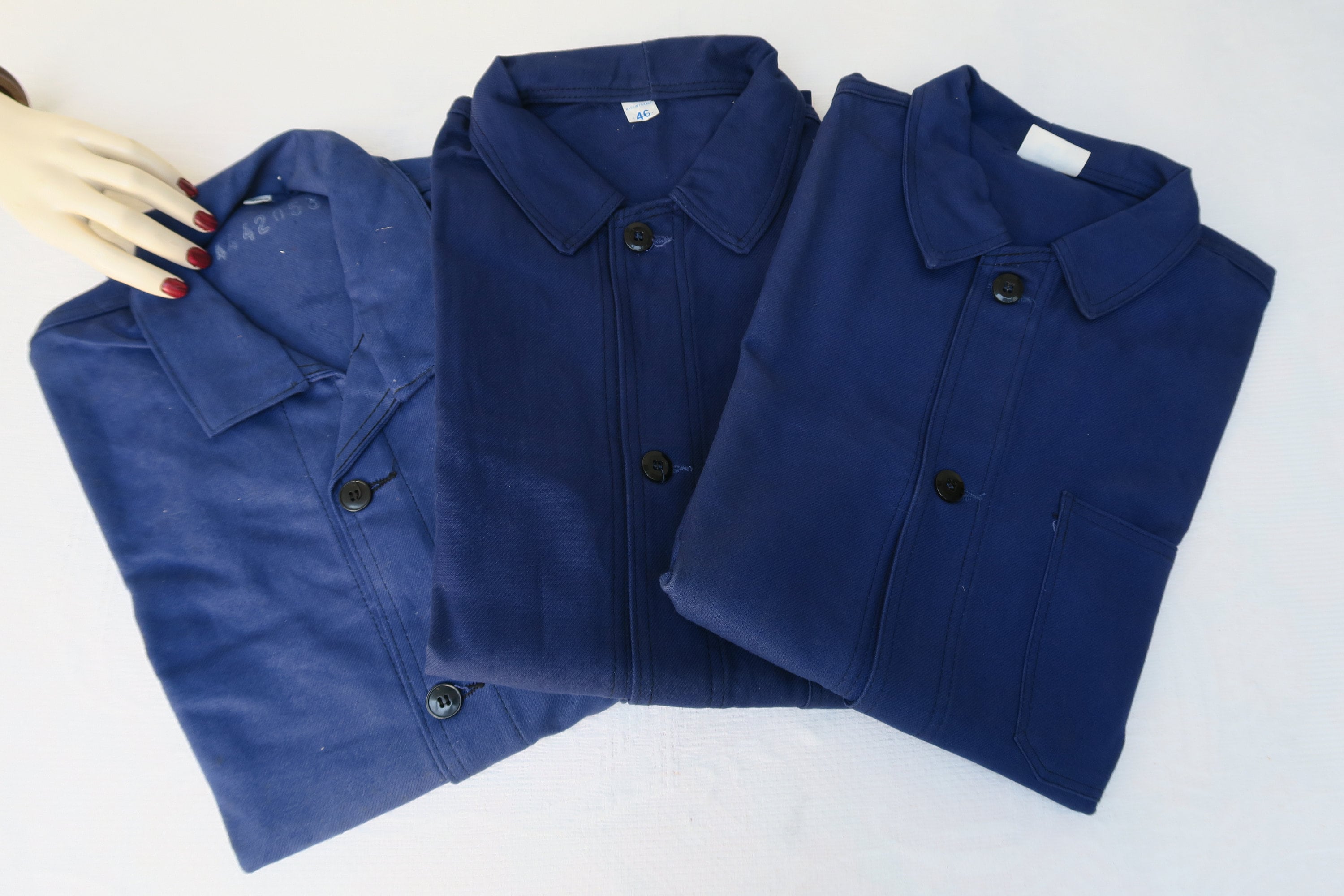 Vestes de travail bleu de chauffe differentes tailles VENDUE A L UNITE Etsy France