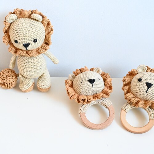 CROCHET PATTERN Rattle Lion Etsy