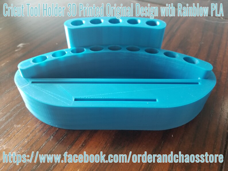 Light Blue Silhouette Vinyl Tool Holder Cricut Tool Holder Organizer Caddy Cricut Cameo