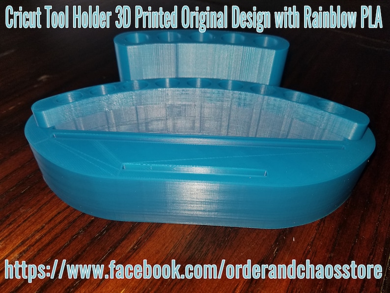 Light Blue Silhouette Vinyl Tool Holder Cricut Tool Holder Organizer Caddy Cricut Cameo