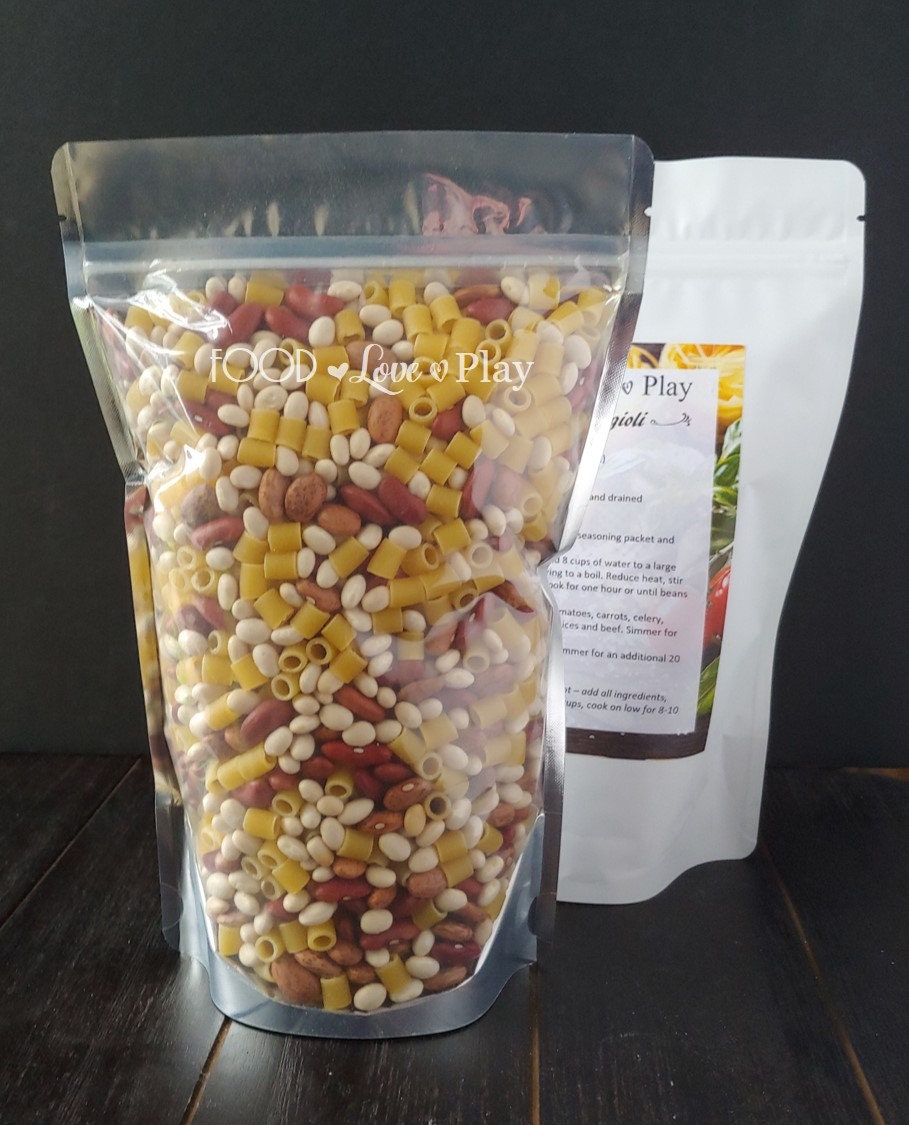 Pasta Fagioli Homemade Soup Soup In A Jar Food Mix Etsy