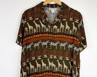 Vintage African Safari Blouse