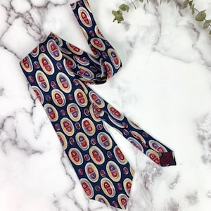 Christian Dior Monsieur vintage Geometric Neck Tie