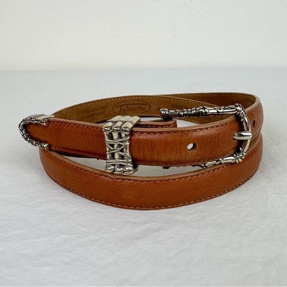 Talbots Vintage Bamboo Buckle Brown Belt - Etsy display picture 3