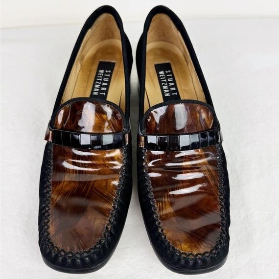 Stuart Weitzman Vintage Black and Brown Loafers - Etsy display picture 3