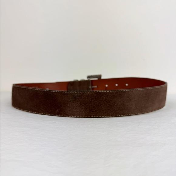 Express Compagnie Internationale Vintage Distressed Leather Belt Express Compagnie Internationale Vintage Distressed Leather  main image 2