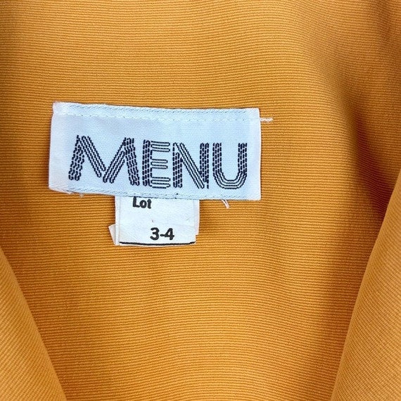 Menu Vintage 80's Tiger Black and Yellow Dress - image 4