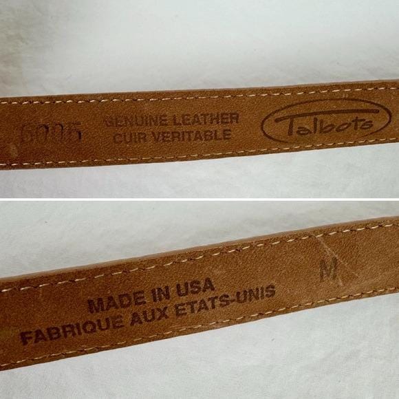 Talbots Vintage Bamboo Buckle Brown Belt - Etsy display picture 1