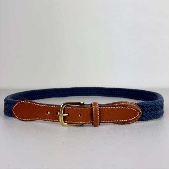 American Eagle Vintage Blue Braided Cotton Belt American Eagle Outfitters White Belts for Women for sale | eBay main image 3