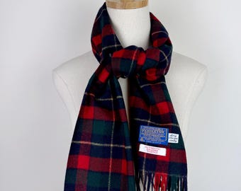 Pendleton Vintage 70's Plaid Wool Scarf