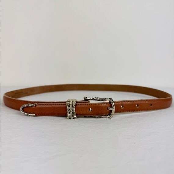 Talbots Vintage Bamboo Buckle Brown Belt Talbots Vintage Bamboo Buckle Brown Belt - Etsy main image 3