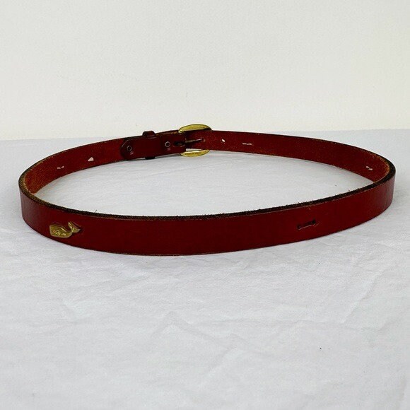 Vintage Leather Man Ltd Brass Whale Belt Vintage Leather Man Ltd Brass Whale Belt | eBay main image 2