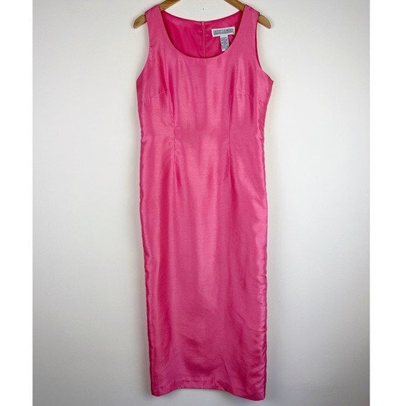 Jessica Howard Vintage Barbie Pink Maxi Dress