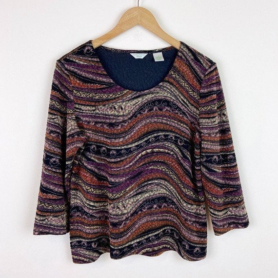 Laura Ashley Vintage 90’s Abstract Textured Blouse