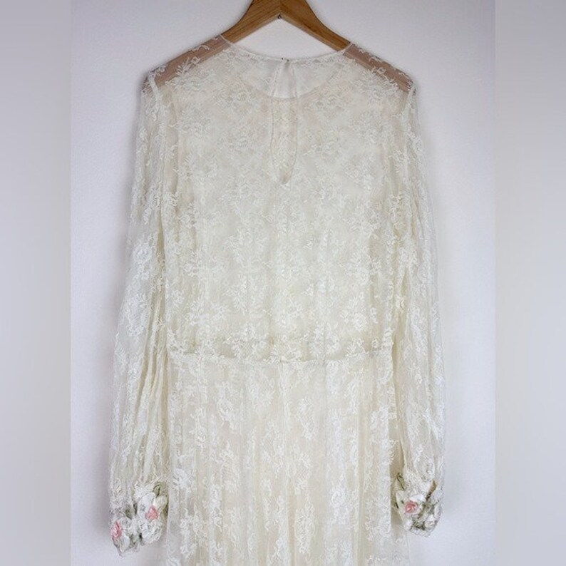 Long Sleeve Overlay Detailed Fashion Dress main image 1