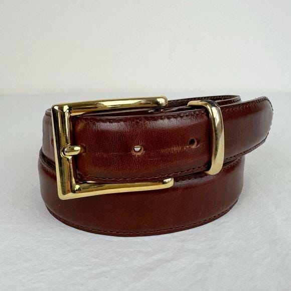 Vintage Guess Jeans Brown Leather Belt size L Vintage Guess Jeans USA Brown Leather Belt (Size 38) | eBay main image 3