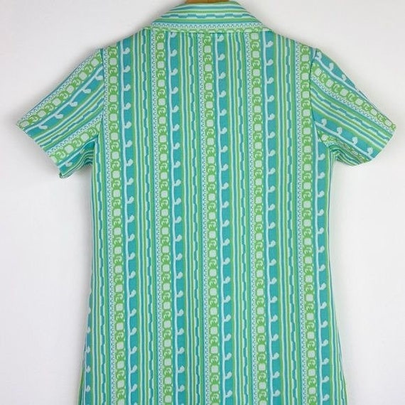 Vintage 60's Geometric Shift Dress - image 8