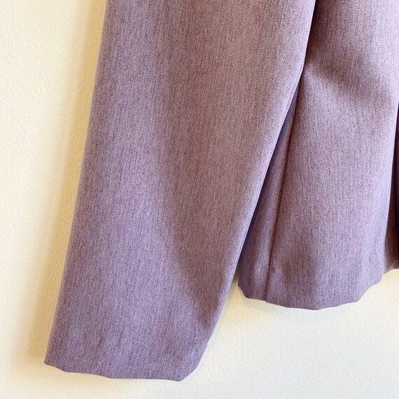 Wrapper Vintage Lavender Heathered Button Blazer - image 9